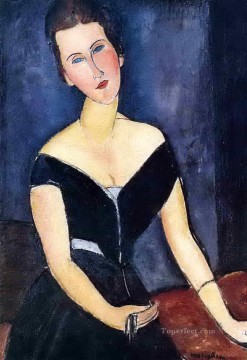 Amedeo Modigliani Painting - señora georges van muyden 1917 Amedeo Modigliani